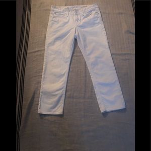 White 1969 Gap straight crop jeans size 29